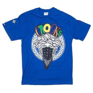 CROOKS & CASTLES GRAPHIC T-SHIRT | ROYAL BLUE | NEW/NWT!!💙🖤🧡